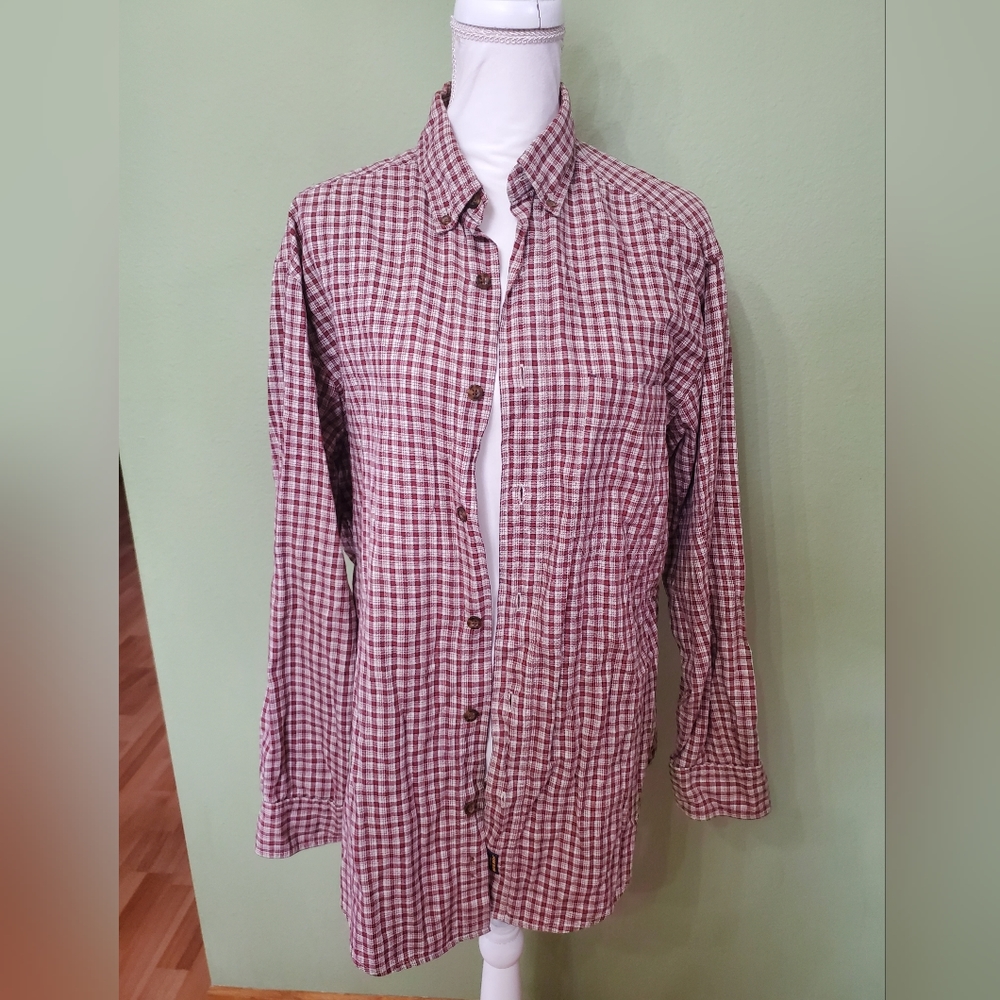 Woolrich medium long sleeve button down shirt.